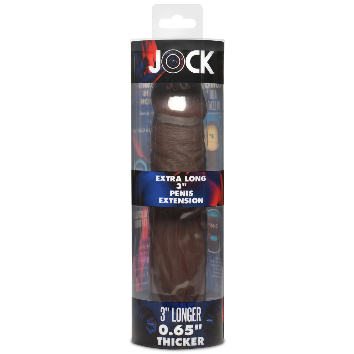 Curve Toys | JOCK Extra Long 3" Penis Extension Sleeve - Dark