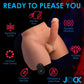 Curve Toys | Jock Vibrating & Squeezing Male Masturbator w/Poseable Dildo Medium 8kg