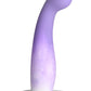 Curve Toys | Simply Sweet 7" Slim G-Spot Silicone Dildo Purple White