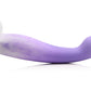 Curve Toys | Simply Sweet 7" Slim G-Spot Silicone Dildo Purple White