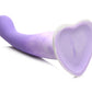 Curve Toys | Simply Sweet 7" Slim G-Spot Silicone Dildo Purple White