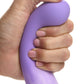 Curve Toys | Simply Sweet 7" Slim G-Spot Silicone Dildo Purple White