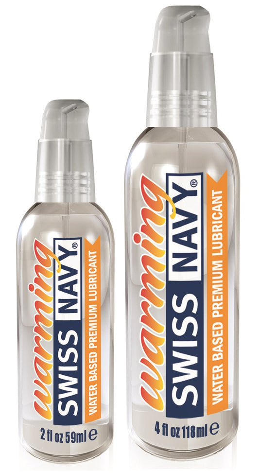 Swiss Navy Warming Water Based Premium Lube Lubricant 59ml or 118ml