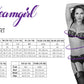 Dreamgirl Lingerie Bralette & Pantyhose Bodystocking Set with Snap Neck Closure Size OS