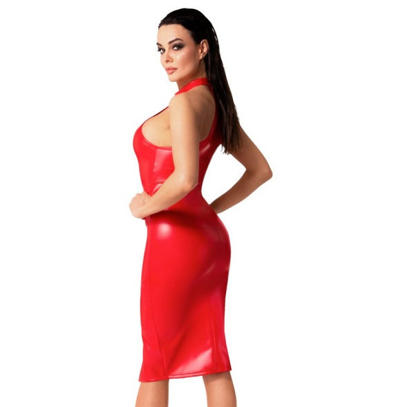 Noir Orgia Midi Dress Red Size M/L