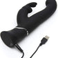 Love Honey Happy Rabbit G-Spot Stroker Rabbit Vibrator Black