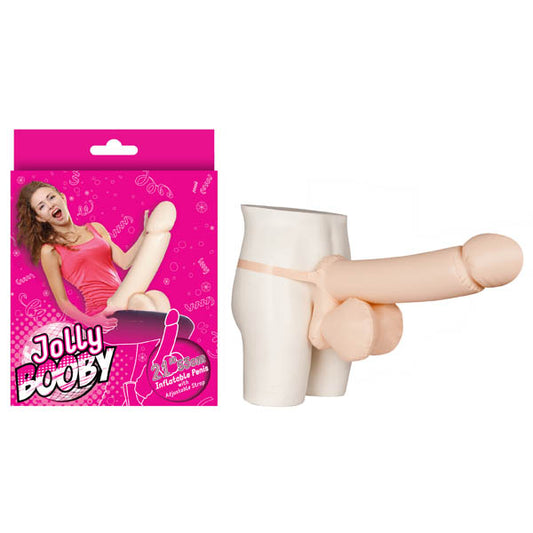 Jolly Booby - Inflatable Penis - Inflatable 21" / 53cm Penis w Adjustable Strap