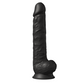 Adrien Lastic Silexd 15" Model 1 Realistic Silicone Dildo - Black