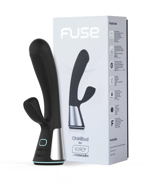 Kiiroo Fuse - Ohmibod Iteractive Dual-Stim G-Spot Vibrator - Black