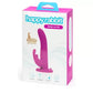 Love Honey Happy Rabbit Rechargeable Vibrating Strap on Harness Set Kit Purple