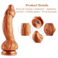 HiSmith - 9.45" Silicone Gold Monster Dildo (KlicLok)