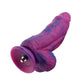 HiSmith - 9.5" Silicone Purple and Blue Monster Dildo (KlicLok)