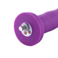 HiSmith 6.7" Vibrating Purple Silicone Dildo (KlicLok)