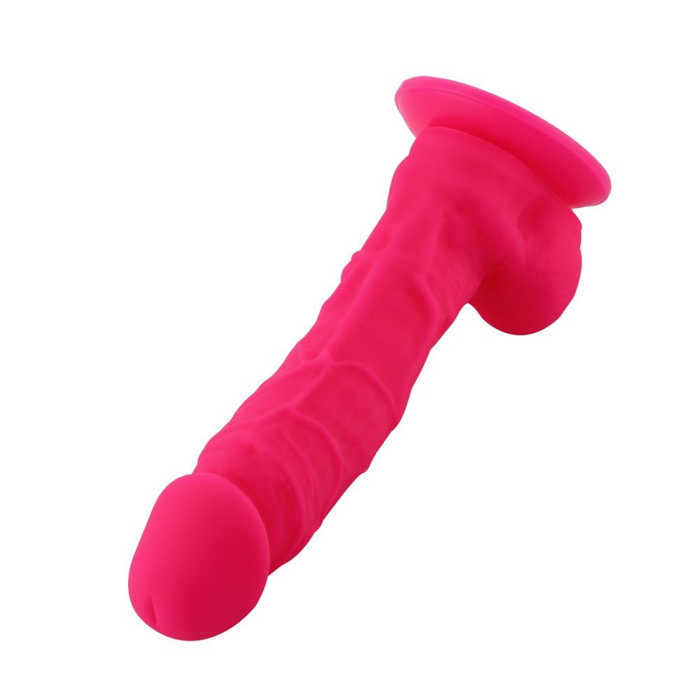 HiSmith - 9" Silicone Pink Dildo (KlicLok)