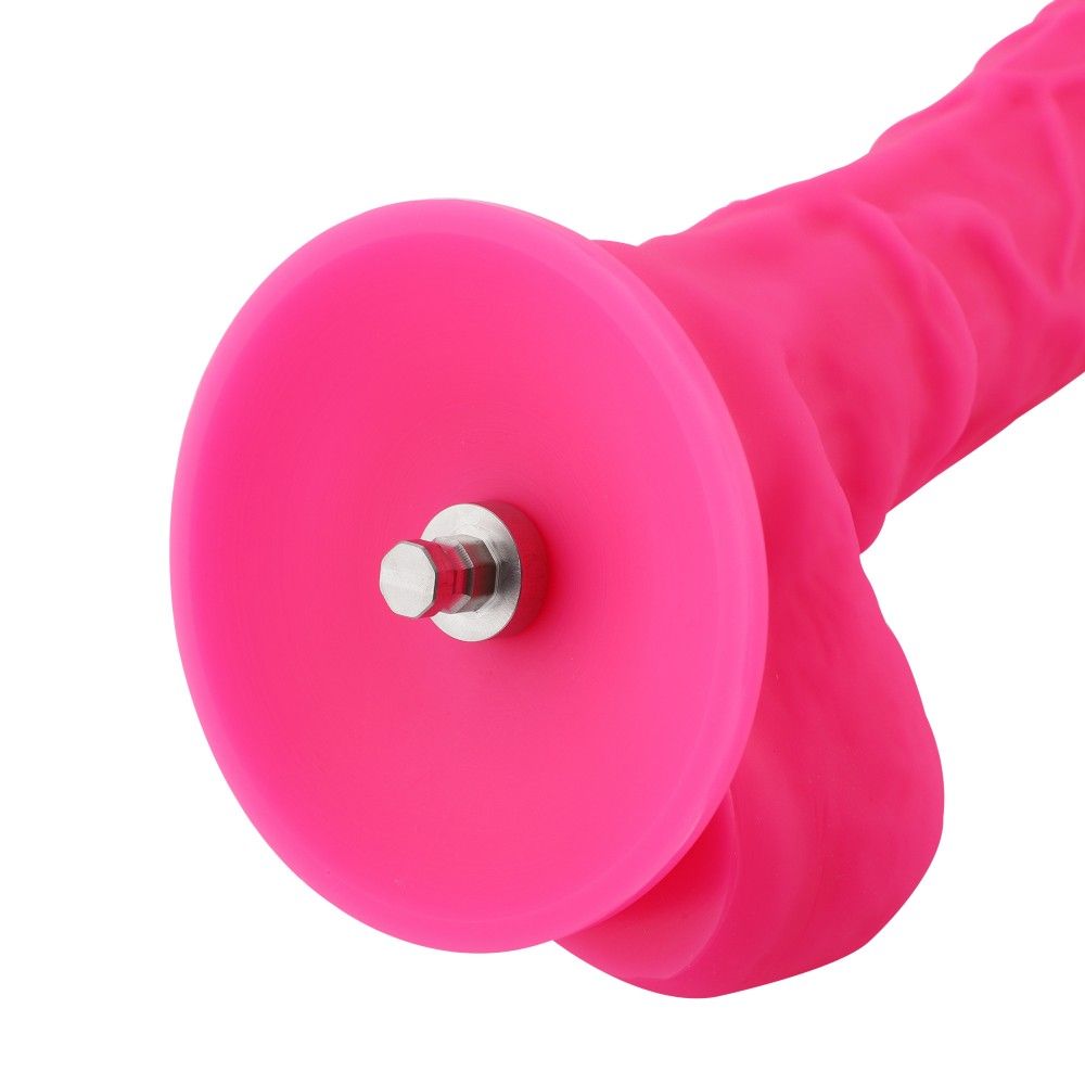 HiSmith - 9" Silicone Pink Dildo (KlicLok)