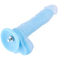 HiSmith 9.65" Fluorescence Dildo Blue (KlicLok)