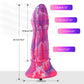 HiSmith 10.3" Monster Dildo Viper Rose (KlicLok)