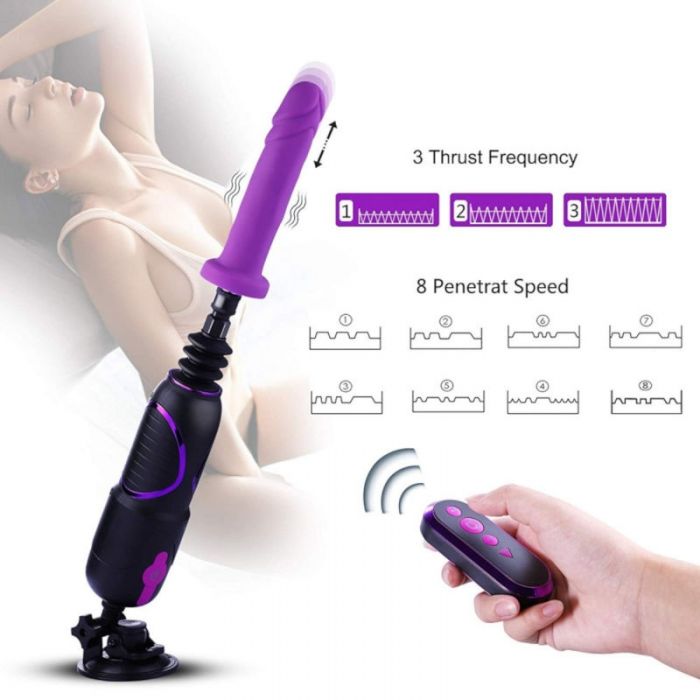 HiSmith - Pro Traveler Portable Sex Machine (Remote and App)