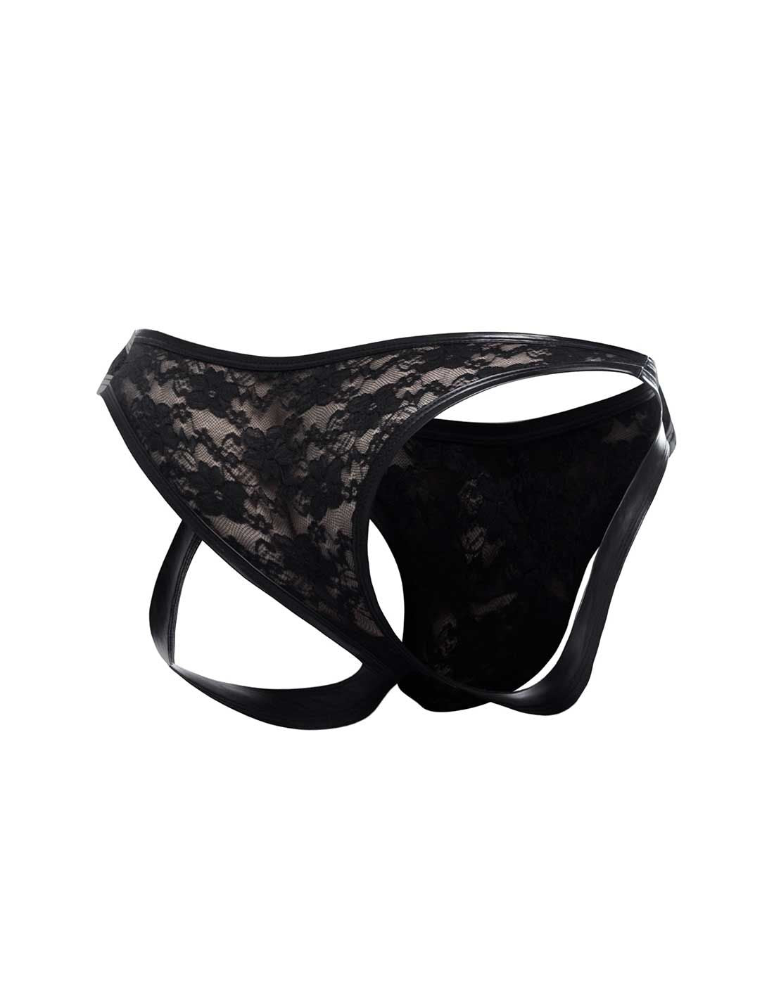 CUT4MEN Jockstrap Capri - L4CE - C4M Black Size S/M/L/XL