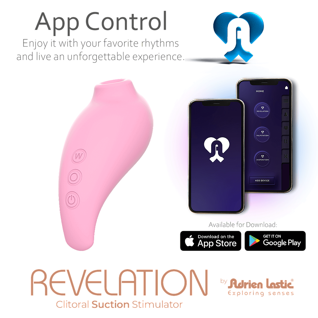 Adrien Lastic Revelation + App - Clitoral Suction Stimulator w App Control