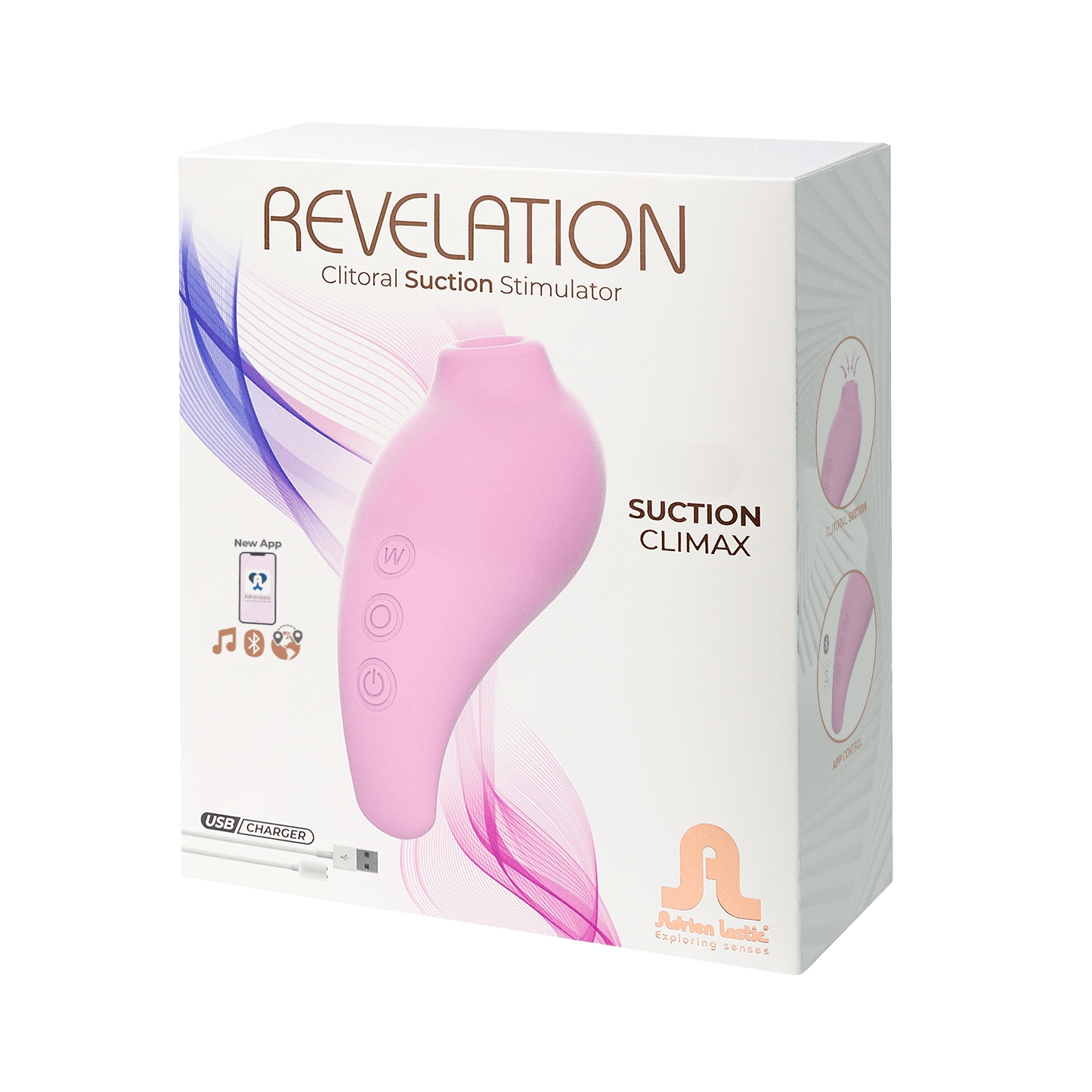 Adrien Lastic Revelation + App - Clitoral Suction Stimulator w App Control