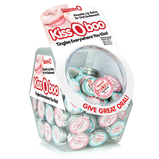 ScreamingO KissOBoo in Candy Bowl Assorted Peppermint Cinnamon Tingly Lip Balm