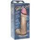 Doc Johnson ULTRASKYN 6" Dildo Dong Vac-U-Lock Suction Cup Vanilla