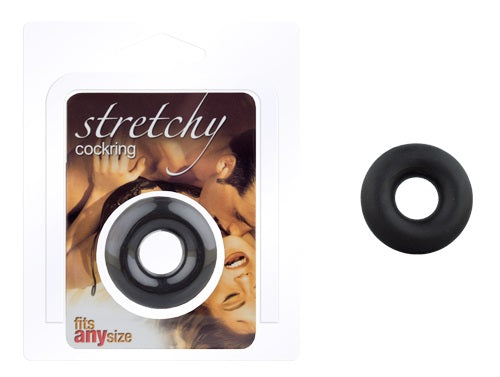 Seven Creations Stretchy Cockring Cock Ring Black