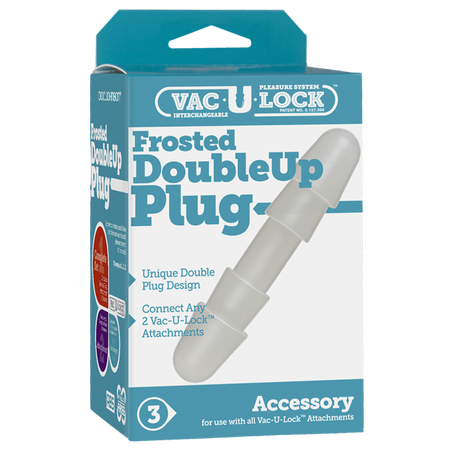 Vac-U-Lock Double Up Plug White