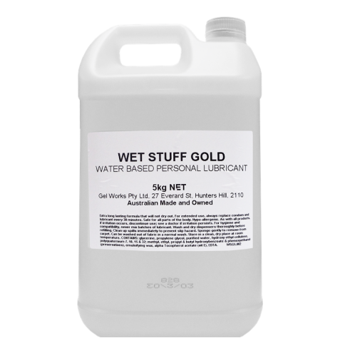 Wet Stuff Gold Water Based Lubricant 5kg