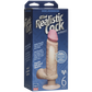 Doc Johnson The Realistic Cock ULTRASKYN Vibrating 6" Dildo Dong Vanilla