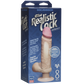 Doc Johnson The Realistic Cock ULTRASKYN Vibrating 8" Dildo Dong Vanilla