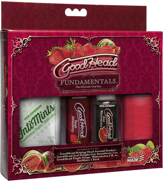 Doc Johnson GoodHead Fundamentals Kit - Ultimate Oral Sex Kit