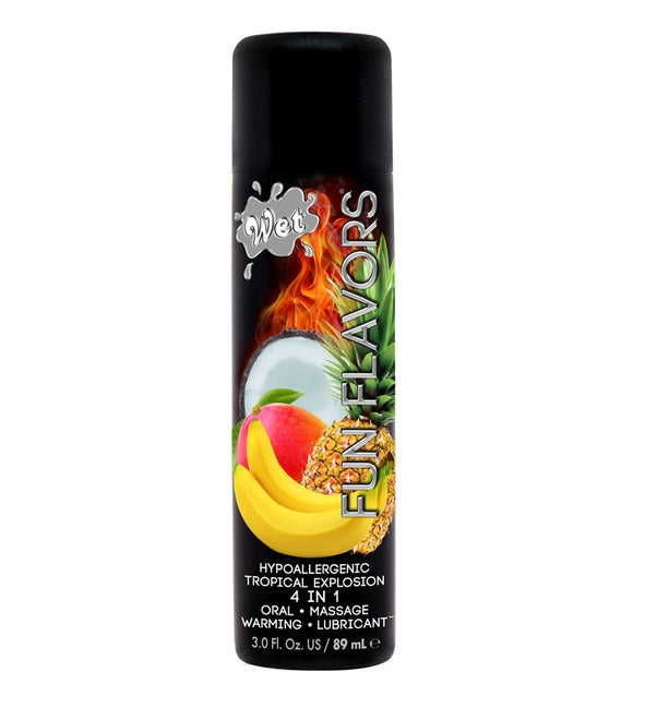 Wet Fun Flavors Tropical Explosion 4 in 1 Oral/Massage/Warming/Lubricant 89ml