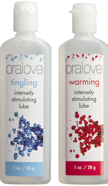 Doc Johnson Oralove Dynamic Duo Lickable Lubes Lubricant - Warming & Tingling