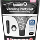 ScreamingO Vibrating Panty Set w Remote Ring 4T High Pitch Treble Black