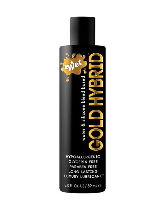 Wet Elite Gold Hybrid Water & Silicone Blended Based Lubricant 89ml