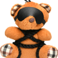 Master Series BDSM/Hooded/Gagged/Bondage Teddy Bear Keychain Adult Gift - VARIOUS