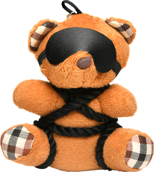 Master Series BDSM/Hooded/Gagged/Bondage Teddy Bear Keychain Adult Gift - VARIOUS