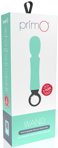 ScreamingO PrimO® Wand Rechargeable Vibe Vibrator Kiwi Mint