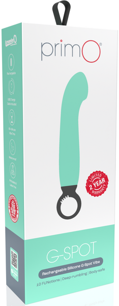 ScreamingO PrimO® G-Spot Rechargeable G-Spot Vibe Vibrator Kiwi Mint