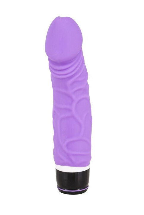 Seven Creations Premium Range - Classic Wide Silicone Vibe Vibrator Purple