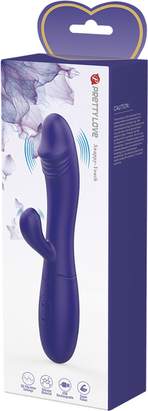 Pretty Love Snappy Youth Rabbit Vibrator Purple