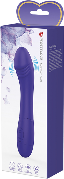 Pretty Love Rechargeable Elemental Youth G-Spot Vibrator Purple