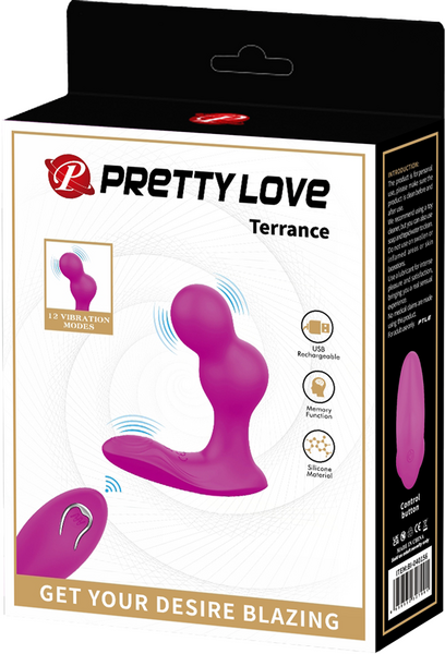 Pretty Love Terrance Anal Vibrator Massager with Remote Control