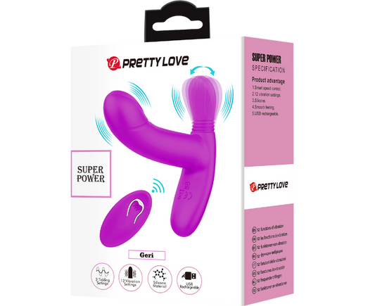 Pretty Love Geri Remote Control Wearable Panty Vibrator Purple