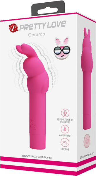 Pretty Love Gerardo Clitoral Vibrator Travel Size Pink