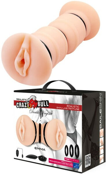 Crazy Bull Vibrating Double Ended Vagina Masturbator - Emma