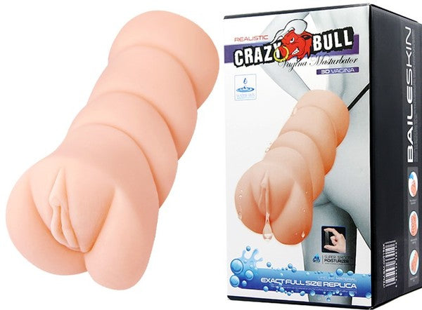 Crazy Bull Water Activated 3D Life-Like Vagina Masturbator (Flesh)