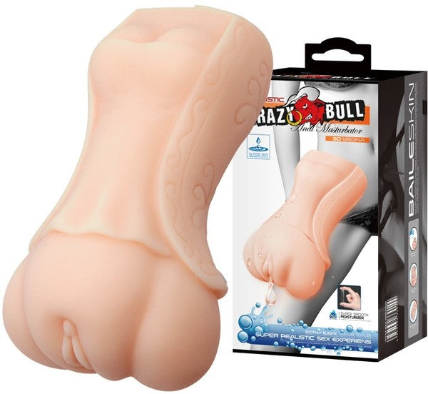 Crazy Bull Water Activated 3D Vagina Masturbator (Flesh)